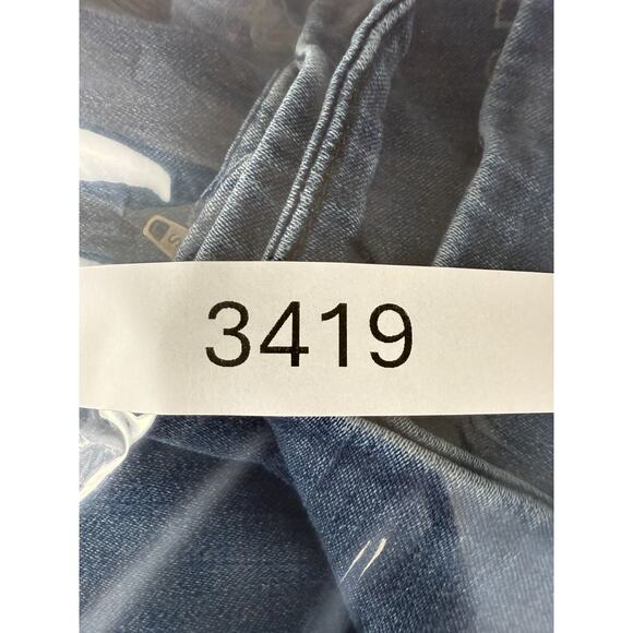 Spanx Size 30 The Signature Straight Denim Jeans Cotton Blend Pants Blue - Picture 11 of 11